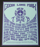 Goose Lake Music Festival Poster - Blue/Purple